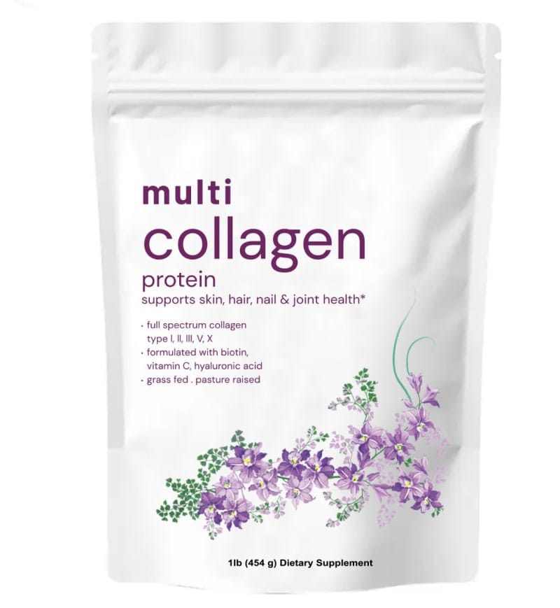 Multi-Collagen Peptide Powder | Skin, Hair, Nail & Joint Support | Hydrolyzed Protein Supplement