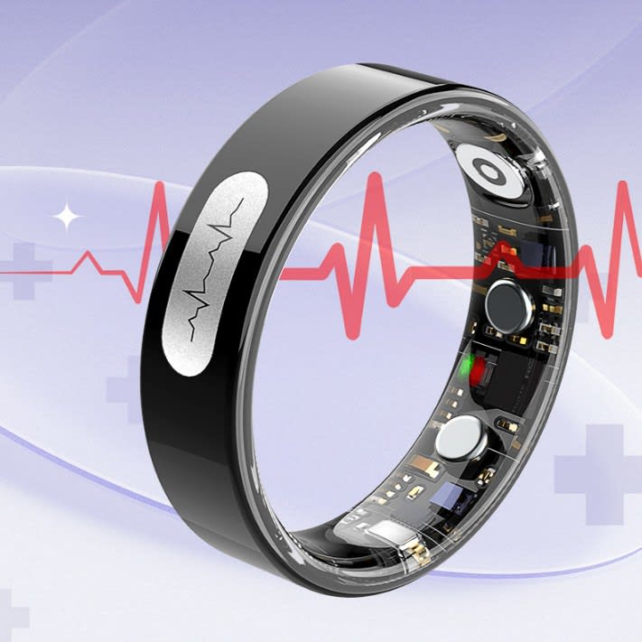 Smart Ring With Heart Rate ECG ER08 Sleep And Other Health Sports Remote