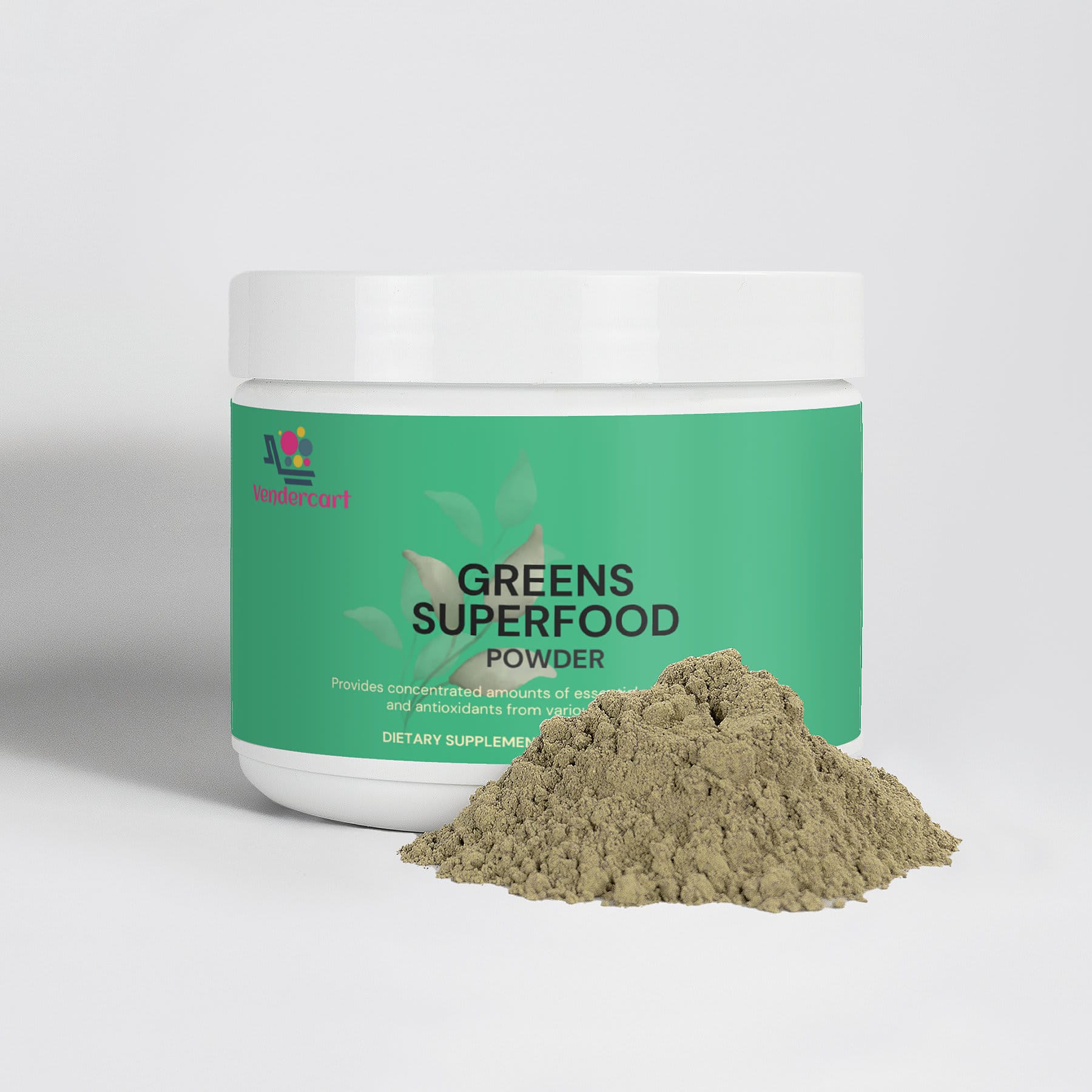 Green Superfood Powder – Plant-Based Nutrient Blend for Energy, Digestion & Total Body Wellness