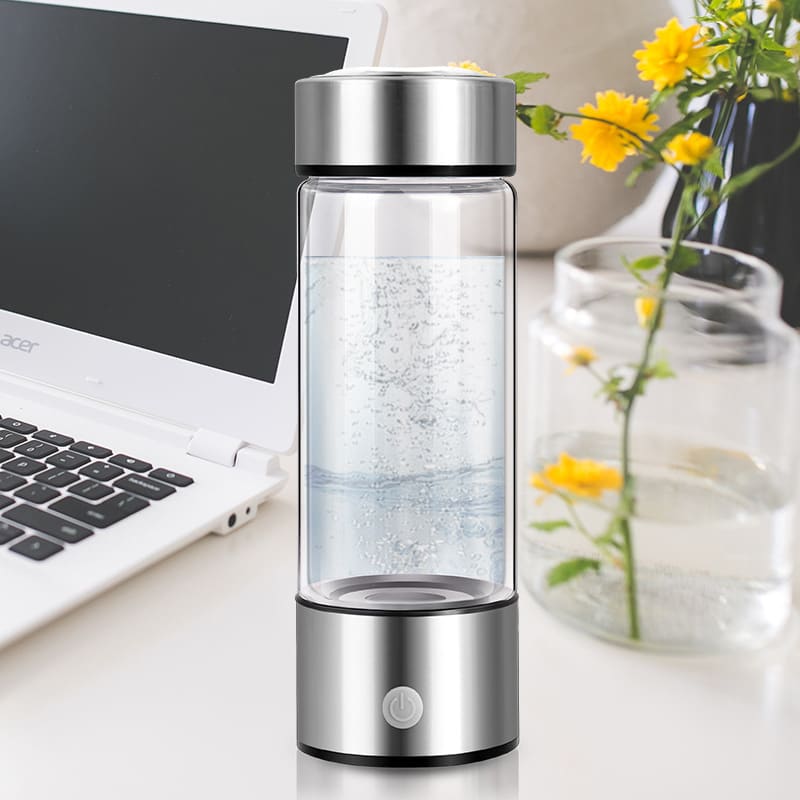 Hydrogen Water Bottle – Electric Hydrogen-Rich Water Generator (Rechargeable & Portable Antioxidant Bottle)