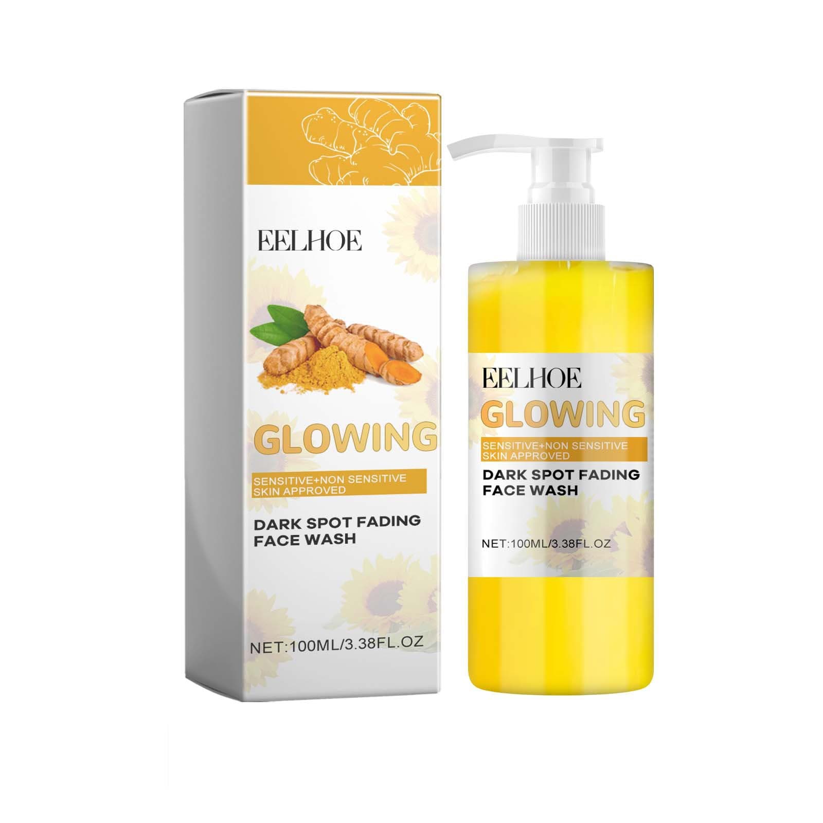 Dark Spot Fading Face Wash | Turmeric Root Cleanser with Avocado Oil & Salicylic Acid
