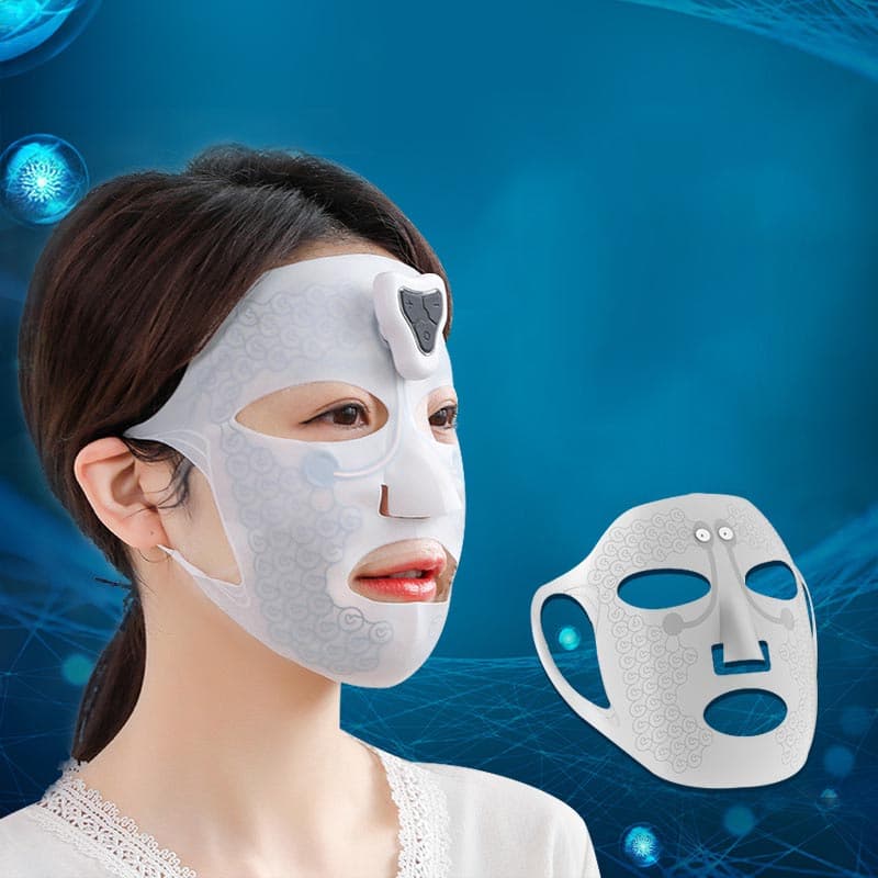 Electric Facial Massage Mask | Face Massager for Skin Tightening, Moisturizing & Anti-Wrinkle Treatment