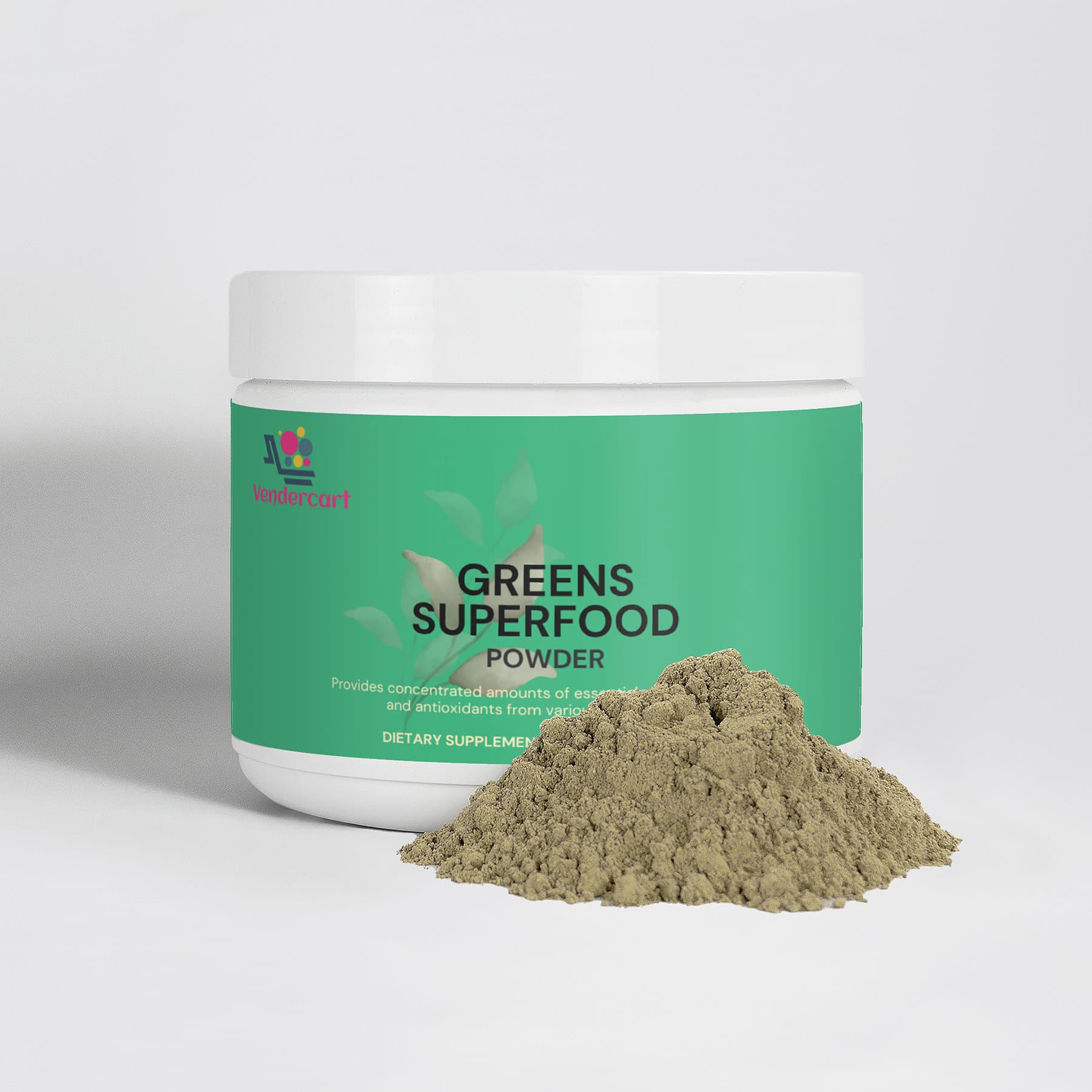 Green Superfood Powder – Plant-Based Nutrient Blend for Energy, Digestion & Total Body Wellness